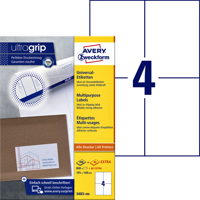 ETIKET AZ 3483 105X148MM A6 WIT