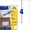 ETIKET AZ 3483 105X148MM A6 WIT