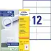 ETIKET AZ 3424-200 105X48MM WIT