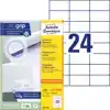 ETIKET AZ 3475 70X36MM WIT 4800STUKS