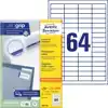 ETIKET AZ 3667 48.5X16.9MM WIT