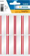NAAMBADGE HERMA 1902 54X19MM WIT ROOD