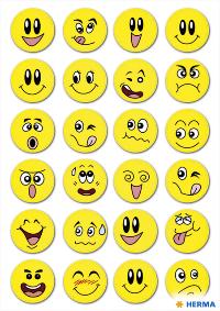 ETIKET HERMA 3657 SMILEY MET