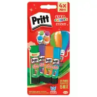 LIJMSTIFT PRITT STICK 10GR FUN COLORS