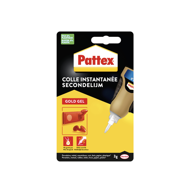 SECONDELIJM PATTEX GOLD GEL TUBE 3 GRAM
