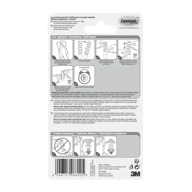 HAAK COMMAND MIDDEL OVAAL INCL STRIP