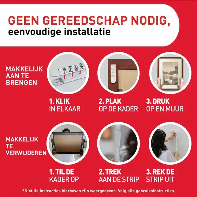 BEVESTIGINGSSTRIP COMMAND MIDDEL