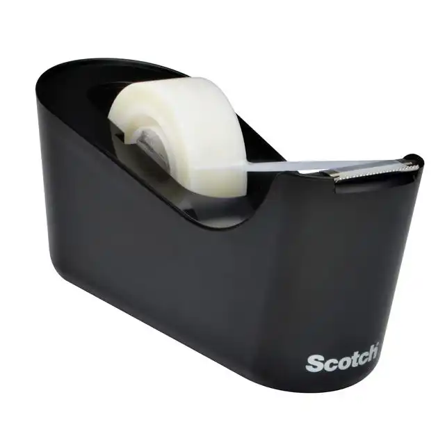 PLAKBANDHOUDER SCOTCH C18 ZWART + 1ROL