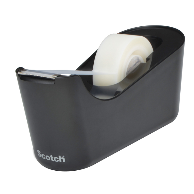 PLAKBANDHOUDER SCOTCH C18 ZWART + 1ROL