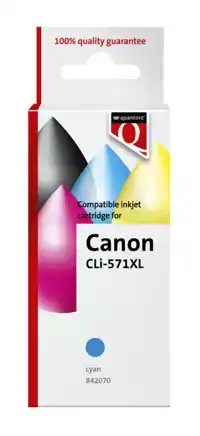 INKCARTRIDGE QUA CAN CLI-571XL BLAUW