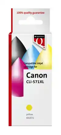 INKCARTRIDGE QUA CAN CLI-571XL GEEL