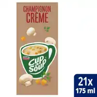 CUP-A-SOUP UNOX CHAMPIGNON CREME 175ML