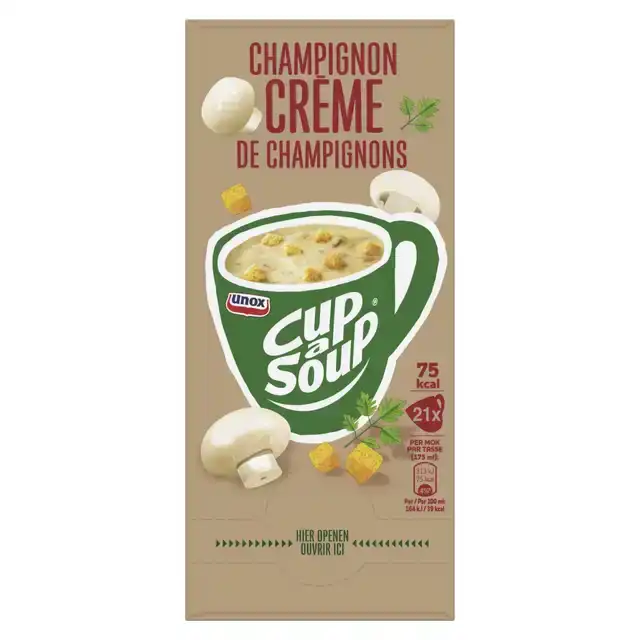 CUP-A-SOUP UNOX CHAMPIGNON CREME 175ML