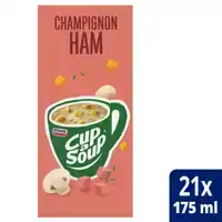 CUP-A-SOUP UNOX CHAMPIGNON HAM 175ML