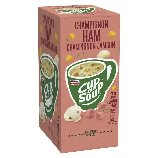 CUP-A-SOUP UNOX CHAMPIGNON HAM 175ML