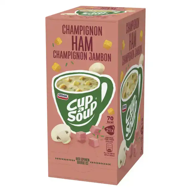 CUP-A-SOUP UNOX CHAMPIGNON HAM 175ML