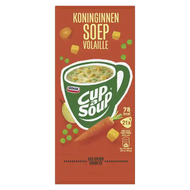 CUP-A-SOUP UNOX KONINGINNENSOEP 175ML
