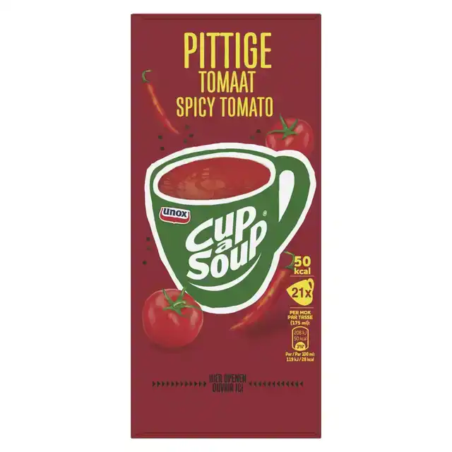 CUP-A-SOUP UNOX PITTIGE TOMAAT 175ML
