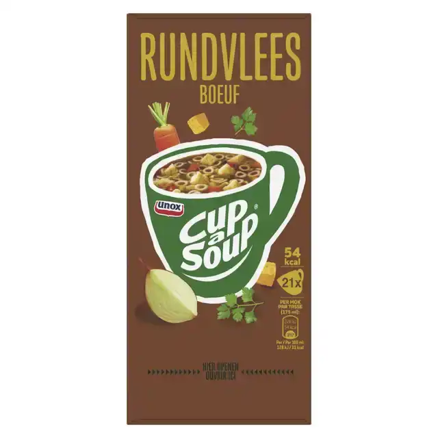 CUP-A-SOUP UNOX RUNDVLEES 175ML