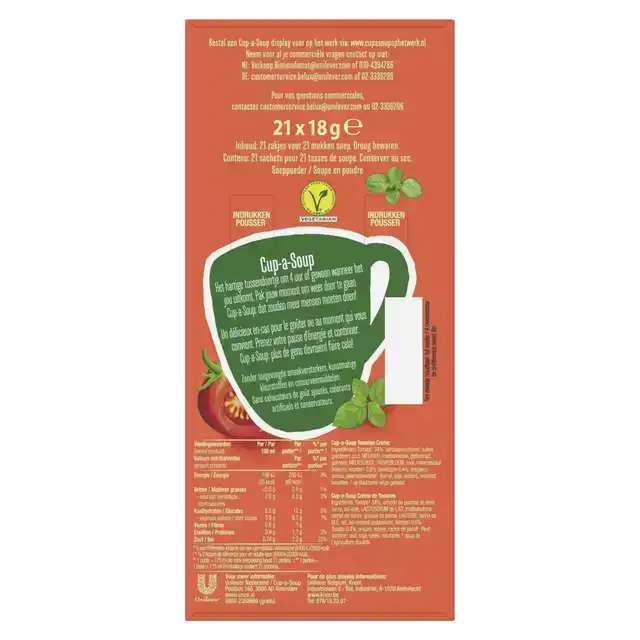 CUP-A-SOUP UNOX TOMATEN CREME 175ML