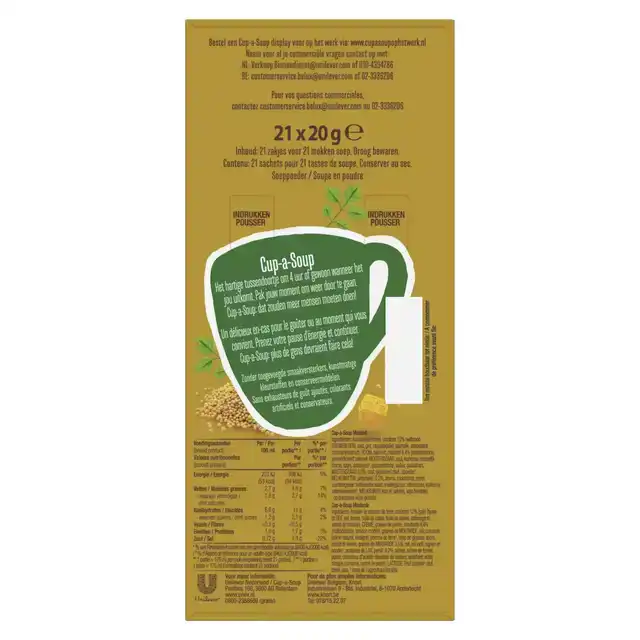 CUP-A-SOUP UNOX MOSTERD 175ML