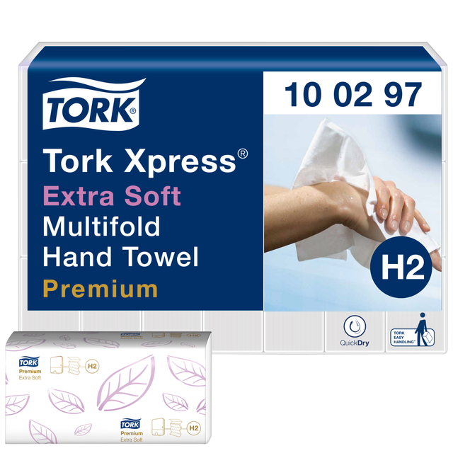 HANDDOEK TORK H2 PREMIUM 2LAAGS