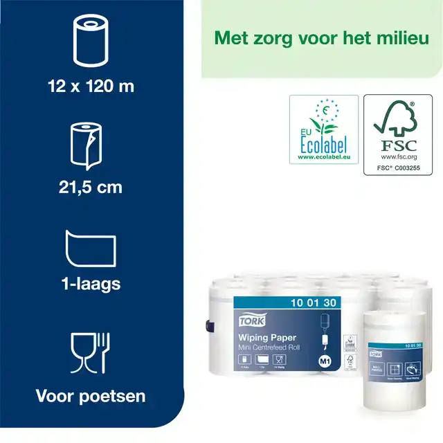 POETSPAPIER TORK M1 ADVANCED 1LAAGS