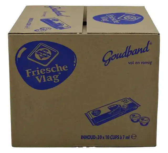 KOFFIEMELK FRIESCHE VLAG GOUDBAND CUPS