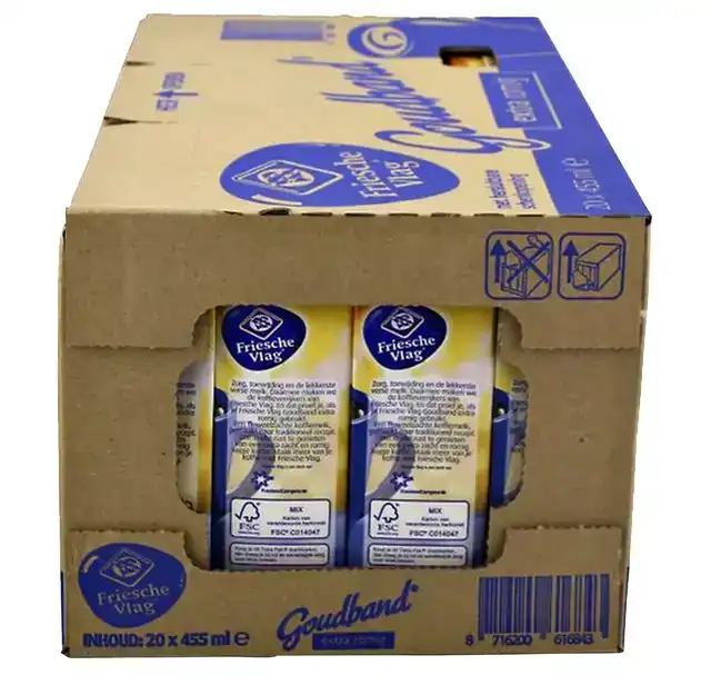 KOFFIEMELK FRIESCHE VLAG GOUDBAND 455ML