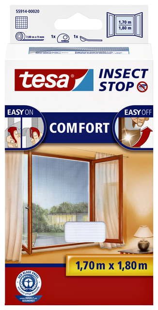 INSECTENHOR TESA RAAM 1.7X1.8M WIT