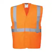 VEILIGHEIDSVEST PORTWEST HIVIS ORANJE