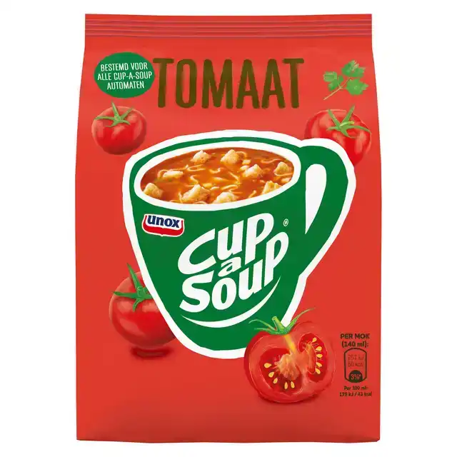 CUP-A-SOUP UNOX MACHINEZAK TOMAAT 140ML