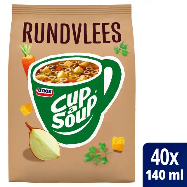 CUP-A-SOUP UNOX MACHINEZAK RUNDVLEES