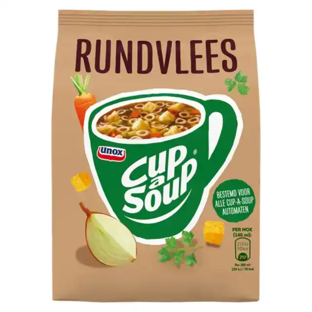 CUP-A-SOUP UNOX MACHINEZAK RUNDVLEES
