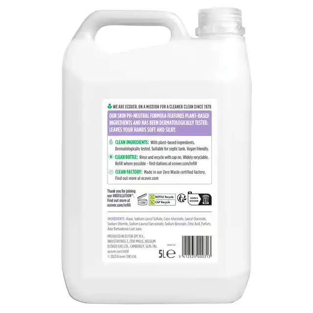 HANDZEEP ECOVER LAVENDEL 5 LITER