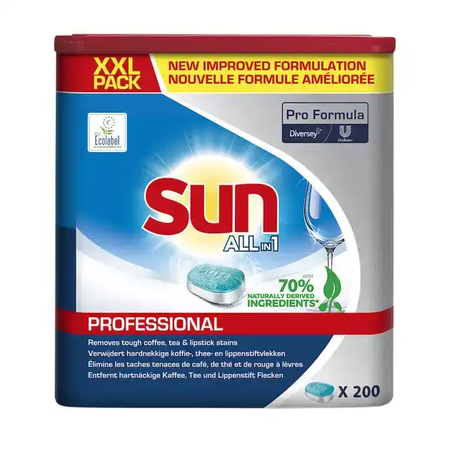 VAATWASTABLETTEN SUN PROFESSIONAL 200