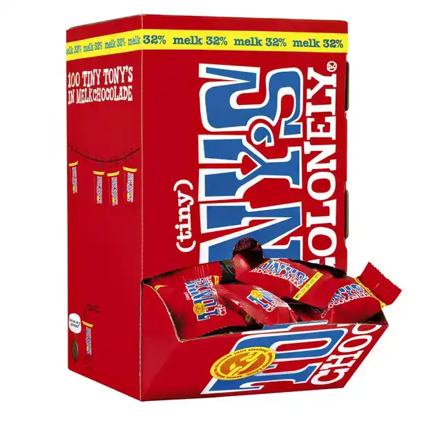 CHOCOLADE TONY CHOCOLONELY TINY MELK
