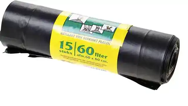 VUILNISZAK KOMO 60L TREKBAND ROL Ã