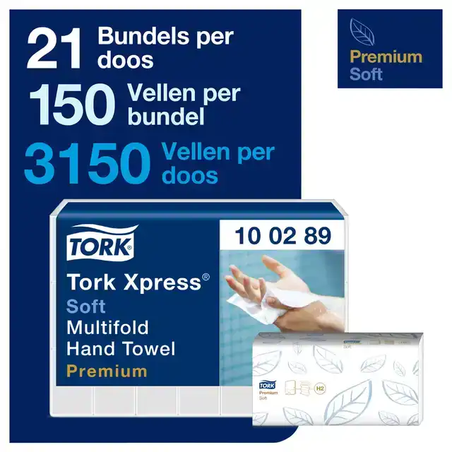 HANDDOEK TORK H2 PREMIUM 2LAAGS