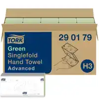 HANDDOEK TORK H3 ADVANCED Z-VOUW GROEN