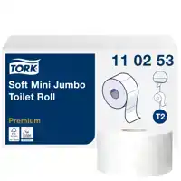 TOILETPAPIER TORK MINI JUMBO T2 2LAAGS