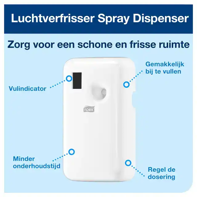 LUCHTVERFRISSERDISPENSER TORK A1 SPRAY