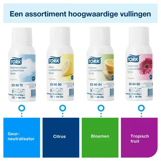 LUCHTVERFRISSERDISPENSER TORK A1 SPRAY