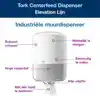 POETSPAPIERDISPENSER TORK M2 ELEVATION