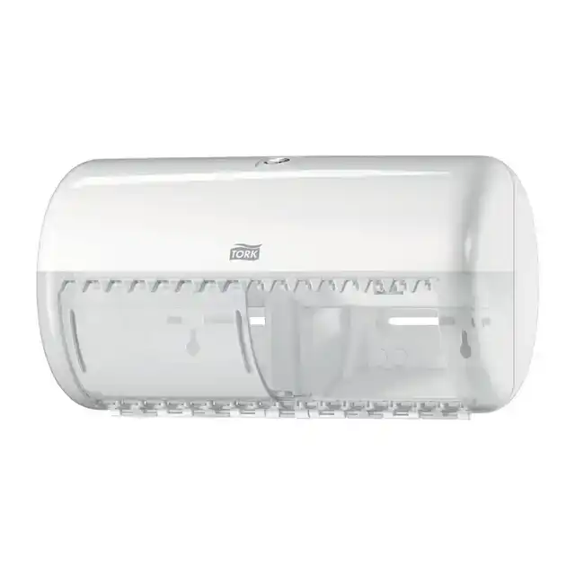 TOILETPAPIERDISPENSER TORK T4 DUO WIT