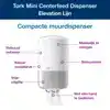 POETSPAPIERDISPENSER TORK M1 ELEVATION