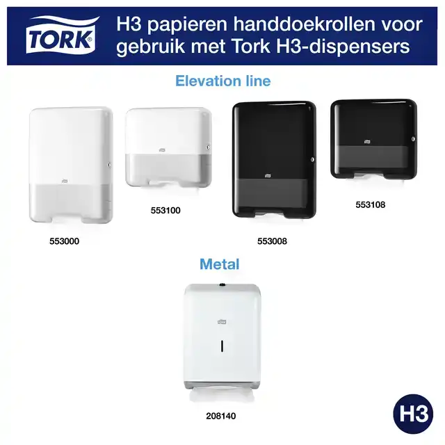 HANDDOEK TORK H3 ADVANCED 2LAAGS