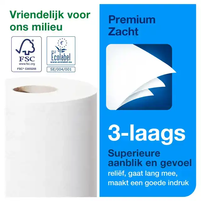 TOILETPAPIER TORK T4 PREMIUM 3LAAGS 250
