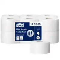 TOILETPAPIER TORK T2 MINI ADVANCED 2LGS