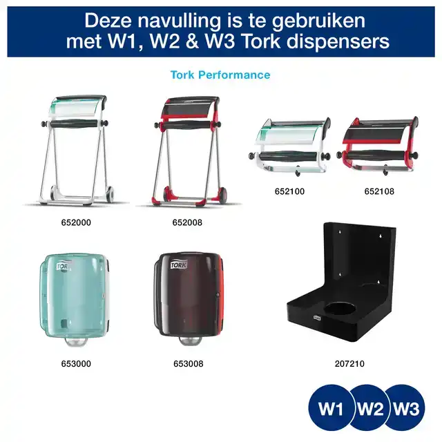 REINIGINGSDOEK TORK W1 W2 W3 PREMIUM